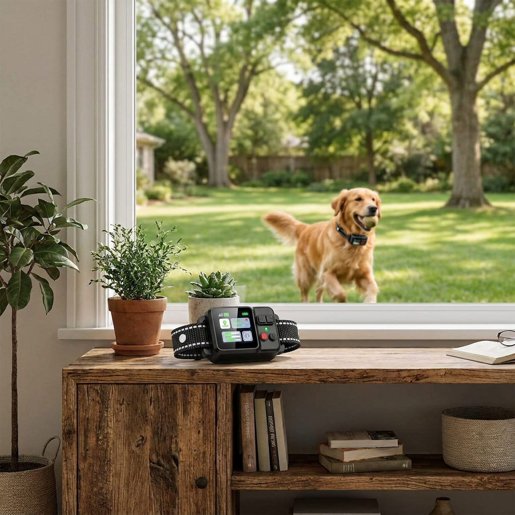 Wireless dog fence — lifestyle