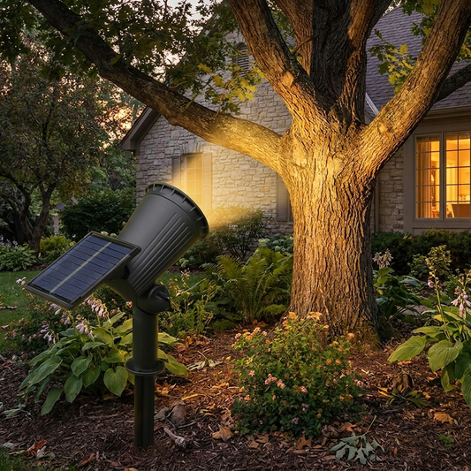 Solar landscape spotlight — lifestyle