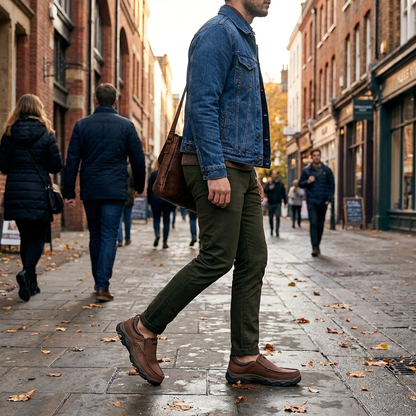 Orthopedic men's shoes — lifestyle