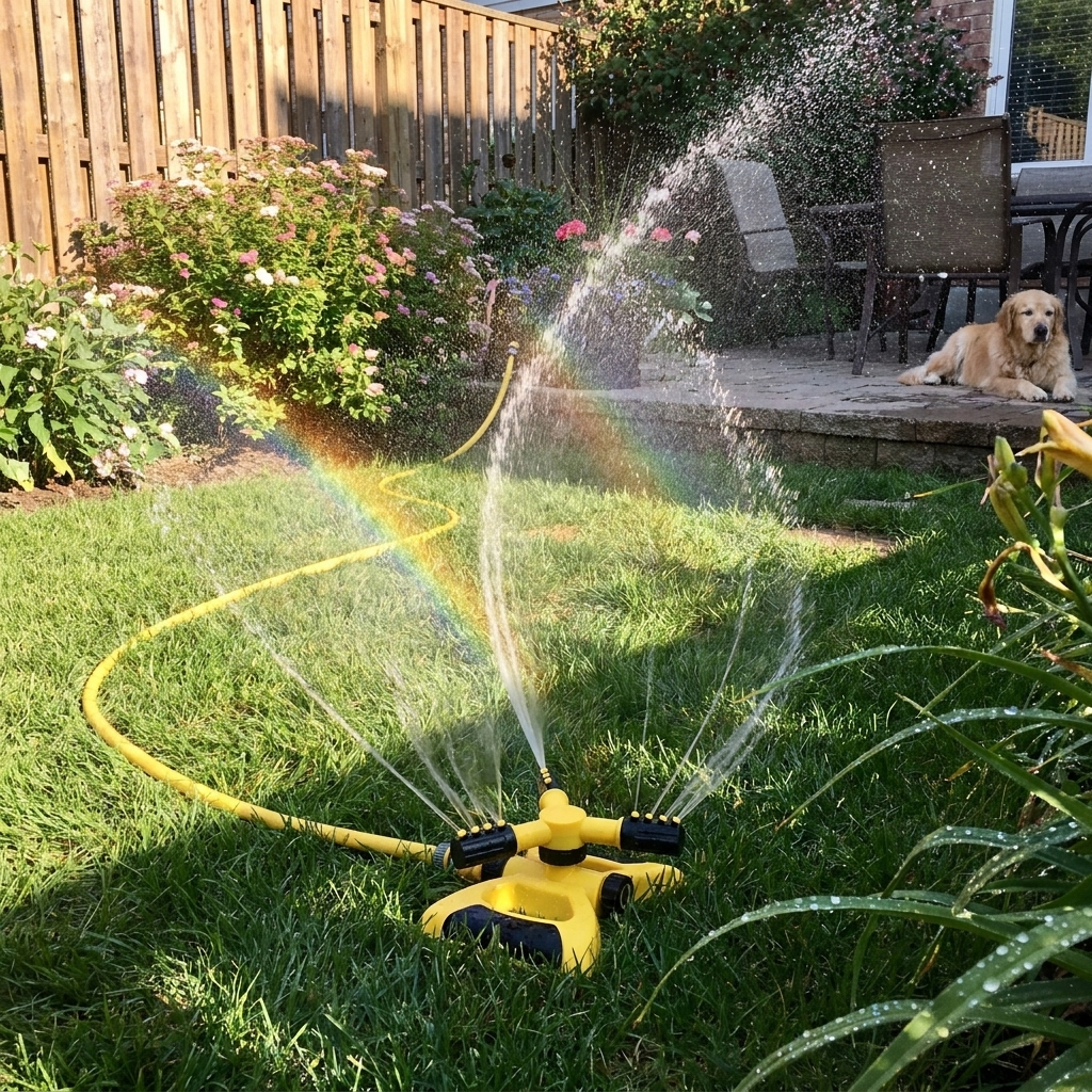 Garden sprinkler — lifestyle