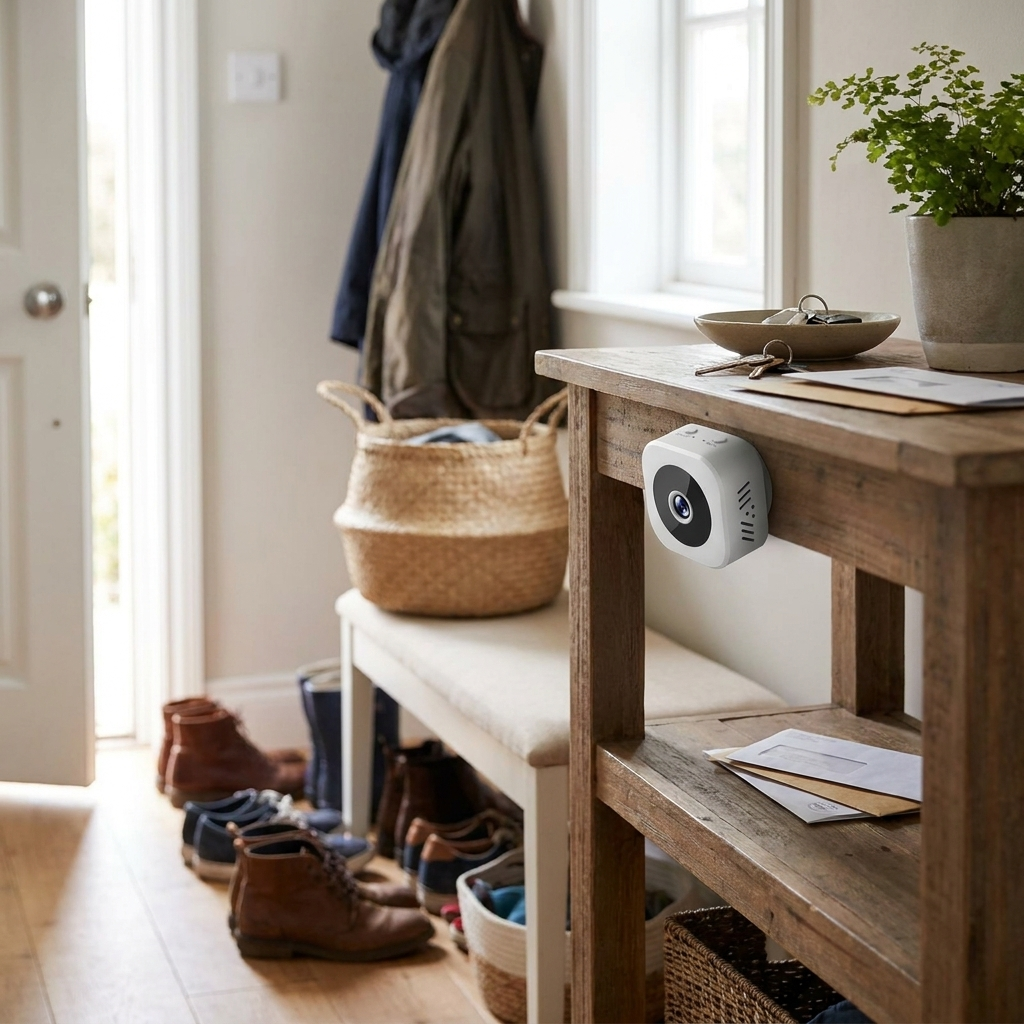 Wireless security camera — lifestyle