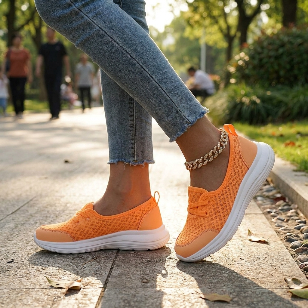 Women's mesh shoes — lifestyle