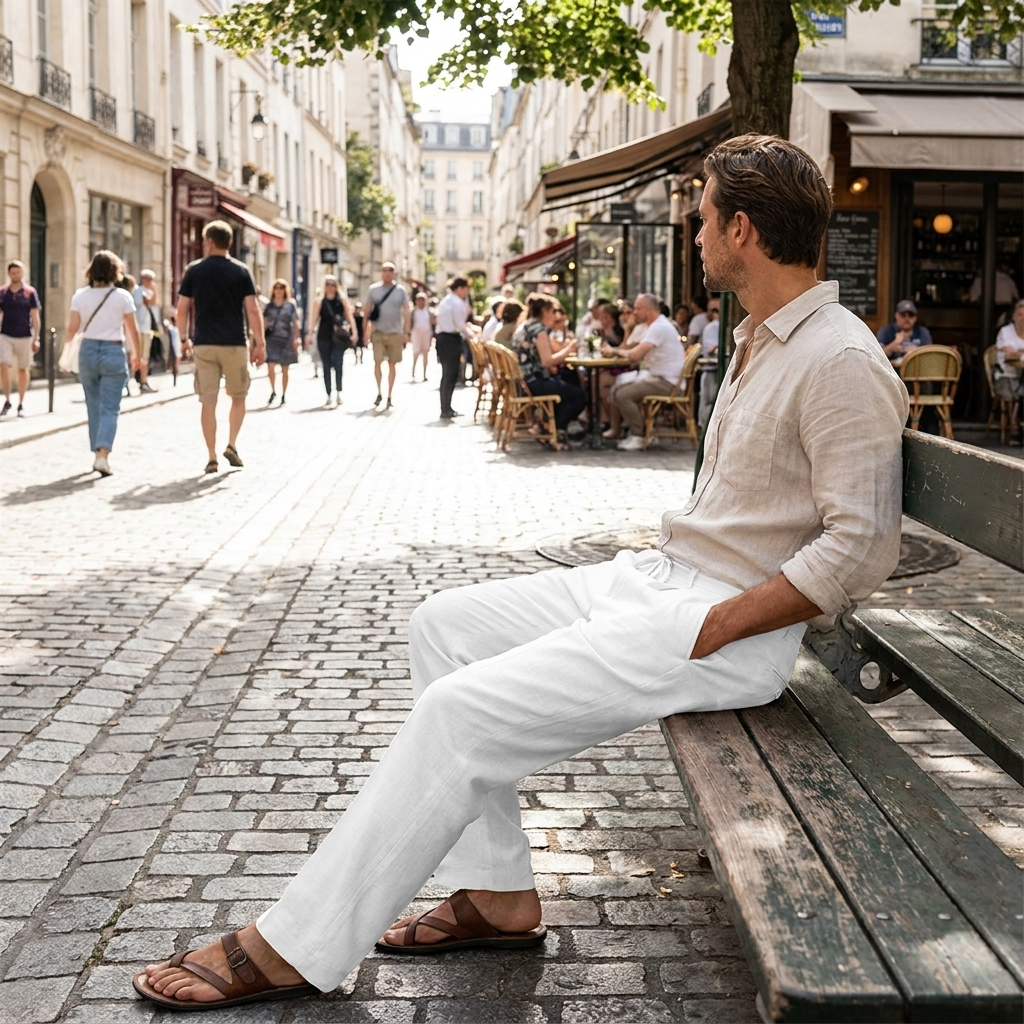 Broadcloth trousers — lifestyle