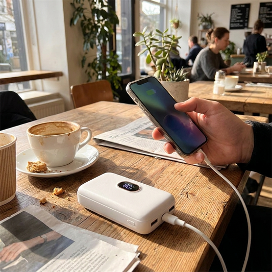 30000mAh power bank — lifestyle