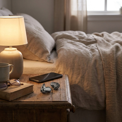 Wireless sleep earbuds — lifestyle