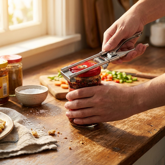 Adjustable jar opener — lifestyle
