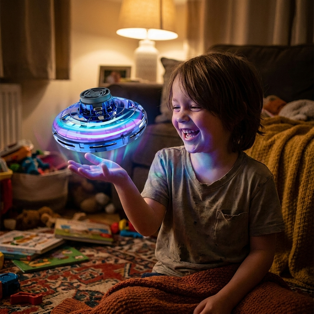 Hovering spinner LED — lifestyle