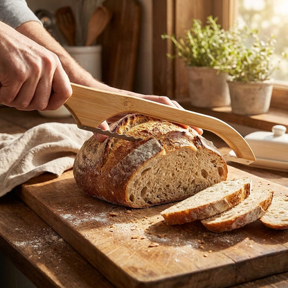 Serrated bread knife — lifestyle