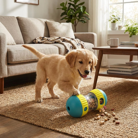 Dog puzzle toy — lifestyle