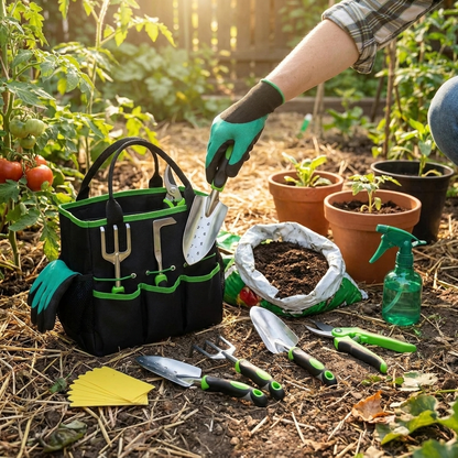 Gardening tools kit — lifestyle