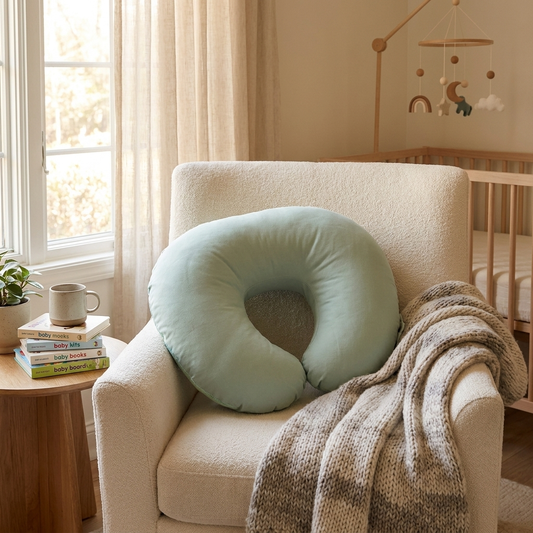 Baby nursing pillow — lifestyle