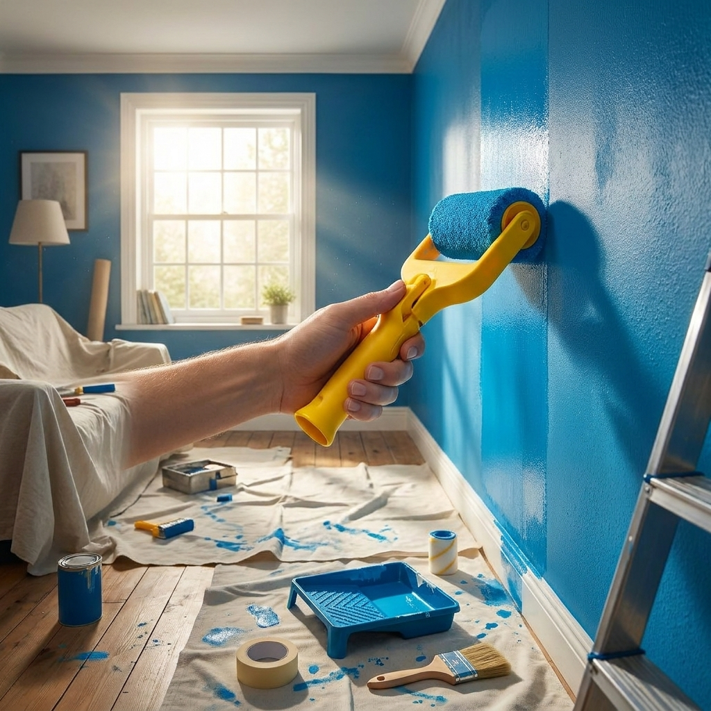 Paint roller brush — lifestyle