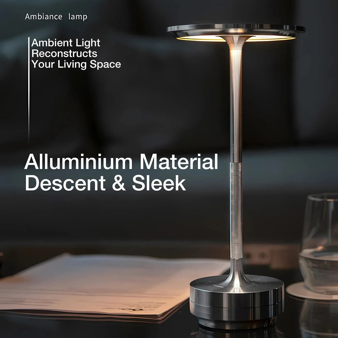 Cordless Touch Control Table Lamp
