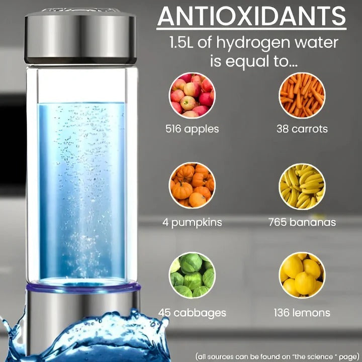 Portable Hydrogen Water Bottle