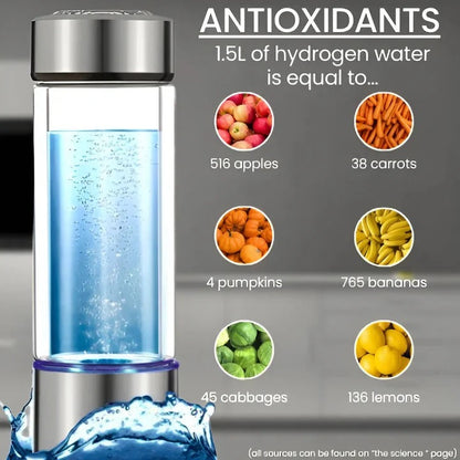 Portable Hydrogen Water Bottle