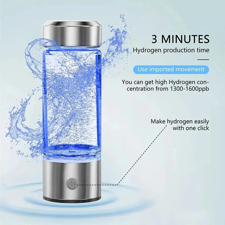 Portable Hydrogen Water Bottle