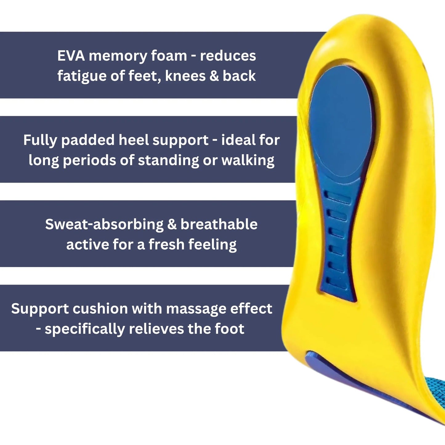 Cushioned Orthopedic Support Insoles