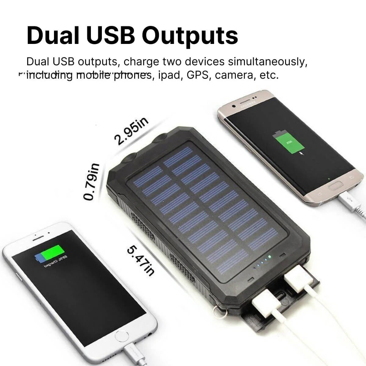 Solar Waterproof Power Bank Charger
