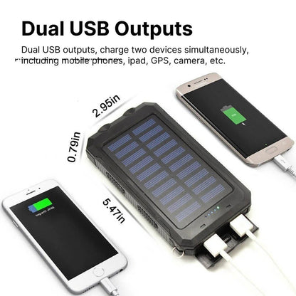 Solar Waterproof Power Bank Charger