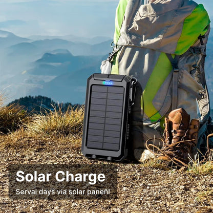 Solar Waterproof Power Bank Charger