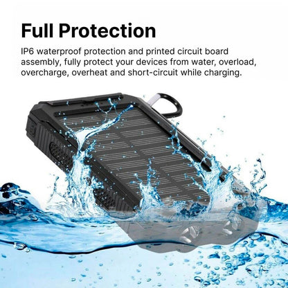 Solar Waterproof Power Bank Charger