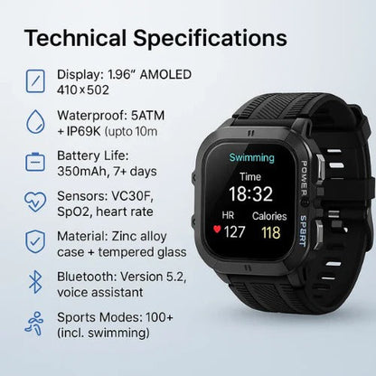 Waterproof Digital Sports Watch