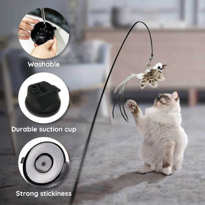 Bird Simulation Interactive Cat Toy Set
