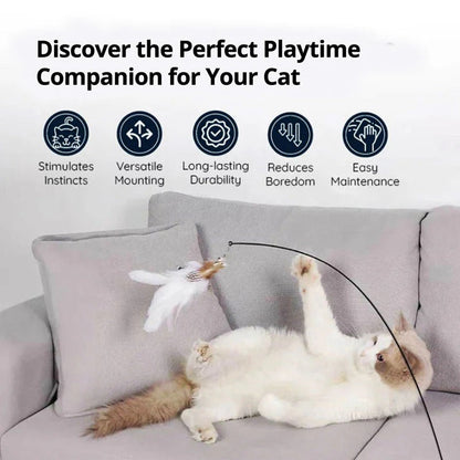 Bird Simulation Interactive Cat Toy Set