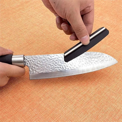 Fixed Angle Knife Sharpening Guide with Whetstone