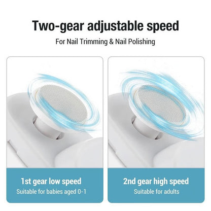 Automatic Electric Nail Trimmer, Grind & Polish