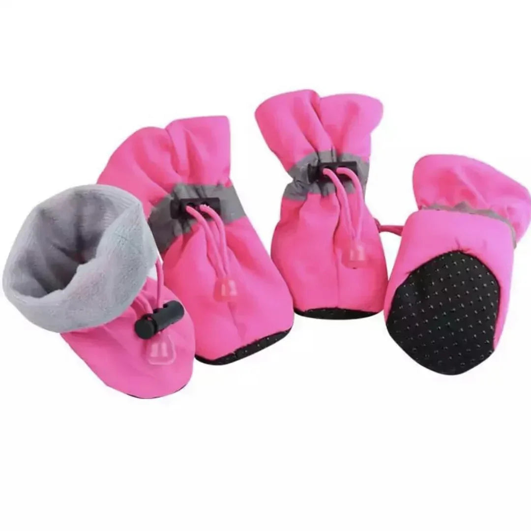 Winter Dog Boots with Thermal Lining