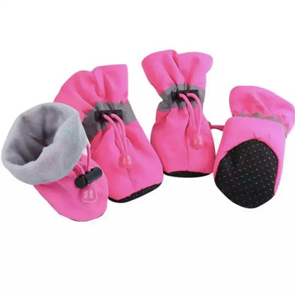 Winter Dog Boots with Thermal Lining