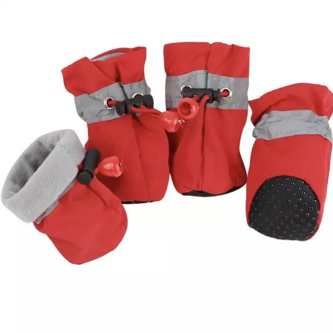 Winter Dog Boots with Thermal Lining