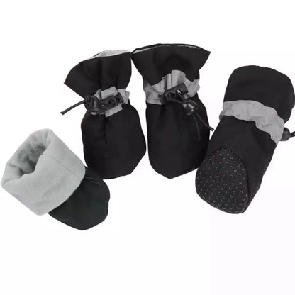 Winter Dog Boots with Thermal Lining