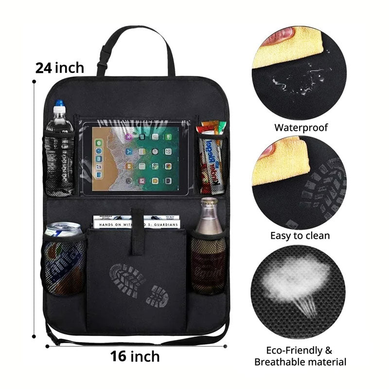 Waterproof Backseat Protector with Storage