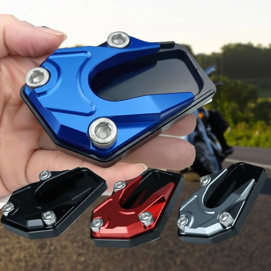 Motorcycle Kickstand Extension Pad for Stable Support
