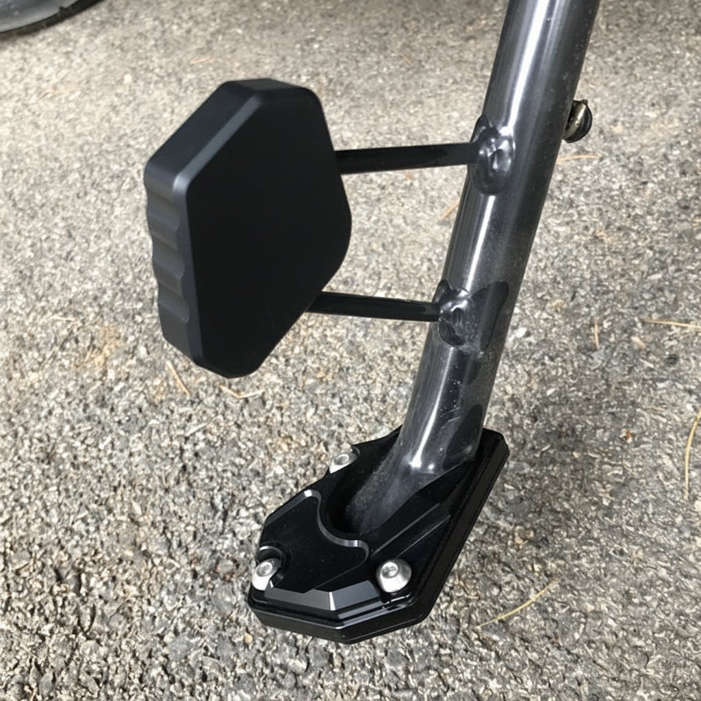 Motorcycle Kickstand Extension Pad for Stable Support