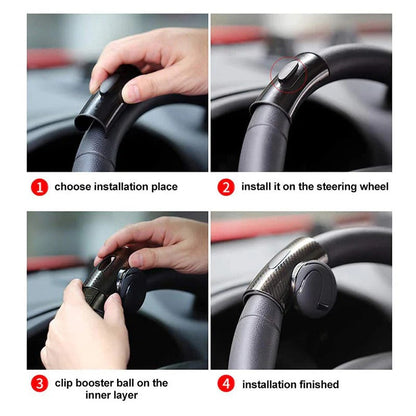 Car Steering Wheel Knob with Full Rotation Control