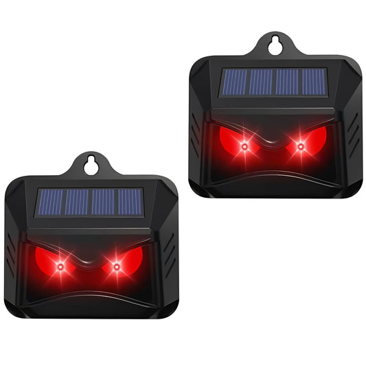 Solar Ultrasonic Pest Deterrent, Dual Pack