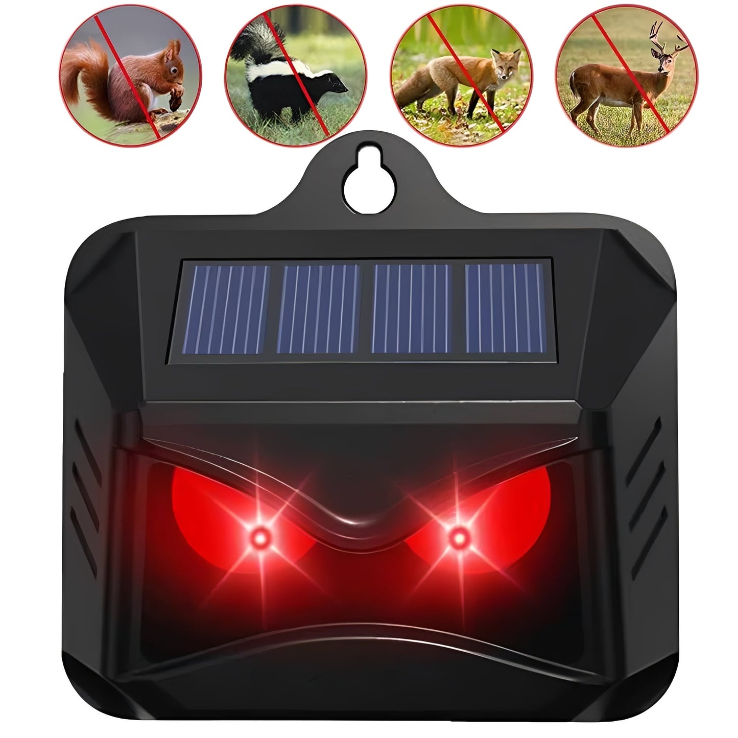 Solar Ultrasonic Pest Deterrent, Dual Pack