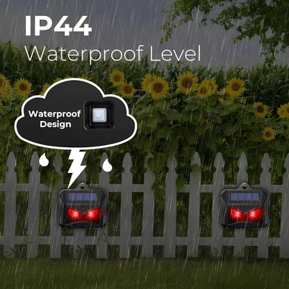 Solar Ultrasonic Pest Deterrent, Dual Pack