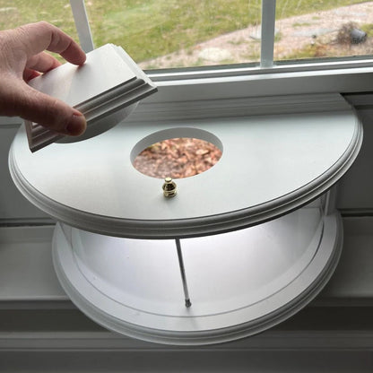 Panoramic Window Bird Feeder with Wide View