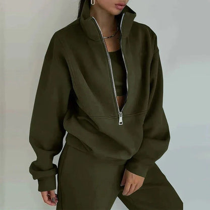 Women's Fitted Breathable Workout Tracksuit