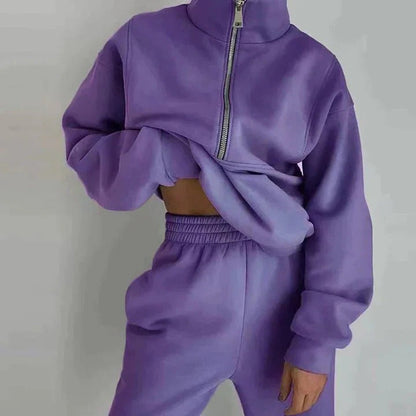 Women's Fitted Breathable Workout Tracksuit