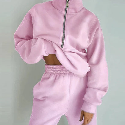 Women's Fitted Breathable Workout Tracksuit
