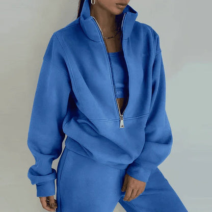 Women's Fitted Breathable Workout Tracksuit