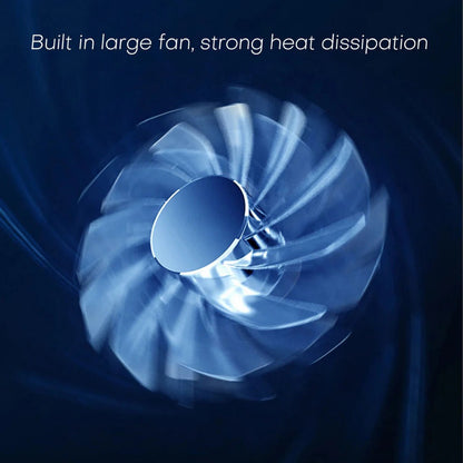 6-Fan Mesh Laptop Cooling Stand with USB Hub