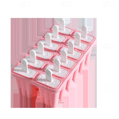 BPA-Free Silicone Ice Pop Mold with Sticks
