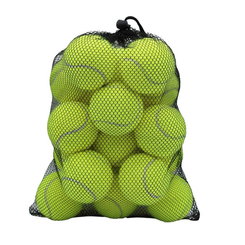 Practice Tennis Balls, Set of 20 with Bag