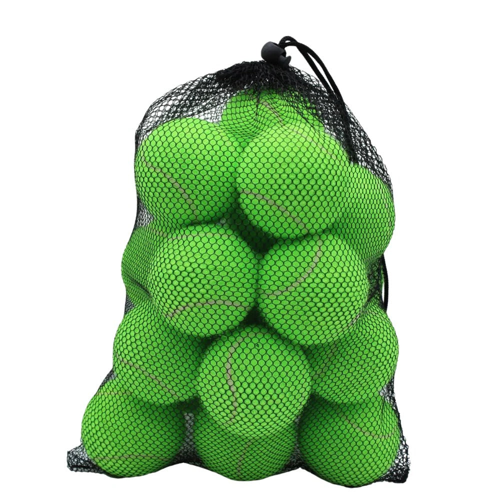 Practice Tennis Balls, Set of 20 with Bag